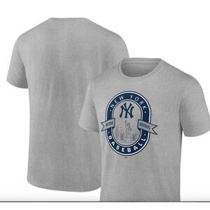 New York Yankees Glory Bound Bronx Bombers T-Shirt - Heather Gray-size XL-NWT